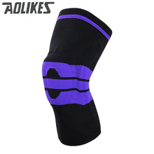 Load image into Gallery viewer, 1pc Basketball Knee Brace Compression knee Support Sleeve Injury Recovery Volleyball Fitness sport safety sport protection gear