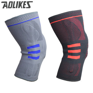 1pc Basketball Knee Brace Compression knee Support Sleeve Injury Recovery Volleyball Fitness sport safety sport protection gear