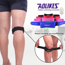 Load image into Gallery viewer, 1PCS Adjustable Knee Patellar Tendon Support Strap Band Knee Support Brace Pads for Running basketball Outdoor Sport